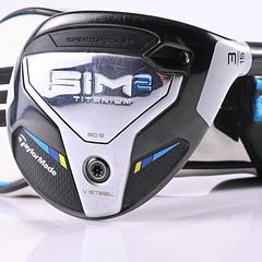 Taylormade SIM2 Ti #3 Wood / 15 Degree / Stiff Flex Tensei AV Raw Blue 65 Shaft - Image 2