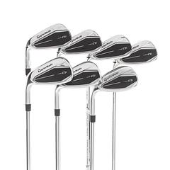 TaylorMade Qi Steel Mens Left Hand Irons 5-SW Regular - KBS Max MT 85 - Image 1