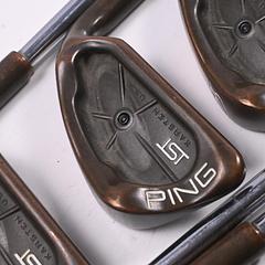 Ping ISI BeCu Irons / 3-PW+SW / Black Dot / Stiff Flex Ping Cushin JZ Red Shafts - Image 1