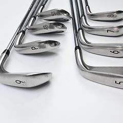Left Hand Titleist T300 2019 Irons / 5-PW+GW+SW / Regular Flex AMT Red R300 - Image 4
