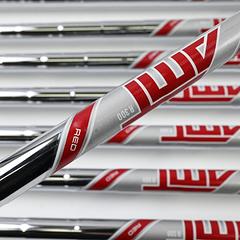 Left Hand Titleist T300 2019 Irons / 5-PW+GW+SW / Regular Flex AMT Red R300 - Image 5