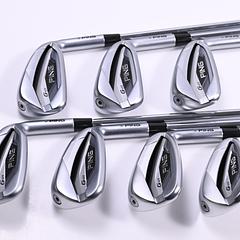Ping G425 Irons / 5-PW+SW / Green Dot / Regular Flex Ping AWT 2.0 Shafts - Image 2