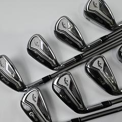Left Hand Callaway Epic Forged Irons / 5-PW+AW+GW / Stiff Flex Steelfiber FC90 - Image 2