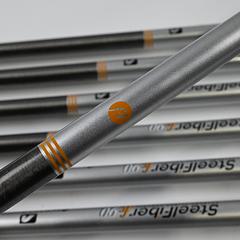 Left Hand Callaway Epic Forged Irons / 5-PW+AW+GW / Stiff Flex Steelfiber FC90 - Image 5