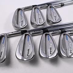 Ping i-Series E1 Irons / 4-PW / Black Dot / Stiff Flex Project X Steel Shafts - Image 2