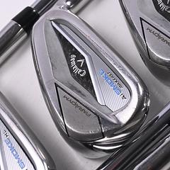 Callaway Paradym Ai Smoke Max Fast Irons / 5-PW+AW / Regular Flex Elevate MPH 85 - Image 1