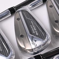 Callaway Great Big Bertha 2023 Irons / 6-PW+SW / Regular Flex Helium Nanocore 60 - Image 1