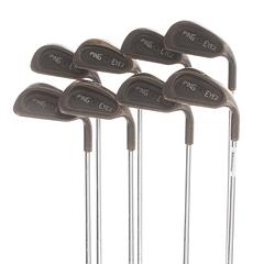 Ping Eye 2 BeCu Steel Mens Right Hand Irons 3-PW Black Dot Regular - Ping Karsten - Image 2
