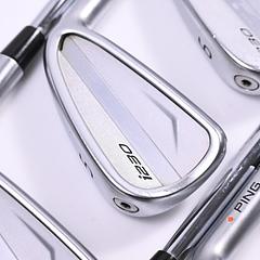 Ping i230 Irons / 4-PW / Orange Dot / Regular Flex Ping AWT 2.0 Shafts - Image 1