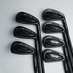 Used Cobra King Forged Tec Black Iron Set / 4 - PW / Regular Flex - Image 2
