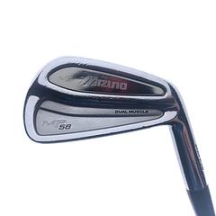 Used Mizuno MP-58 4 Iron / 24 Degrees / Stiff Flex - Image 1