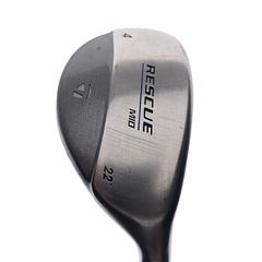 Used TaylorMade Rescue Mid 4 Hybrid / 22 Degrees / Ladies Flex - Image 1