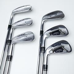 Used Callaway Apex & Apex Pro Combo Iron Set / 5 - PW / Stiff Flex / Left-Handed - Image 2